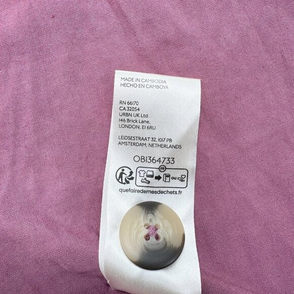 New Anthropologie The Colette Linen Pants Wide Leg Cropped Magic Mauve Taupe - Picture 9 of 13